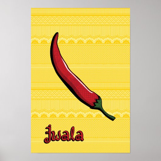 Jwala Chili Pepper Poster (Vorne)