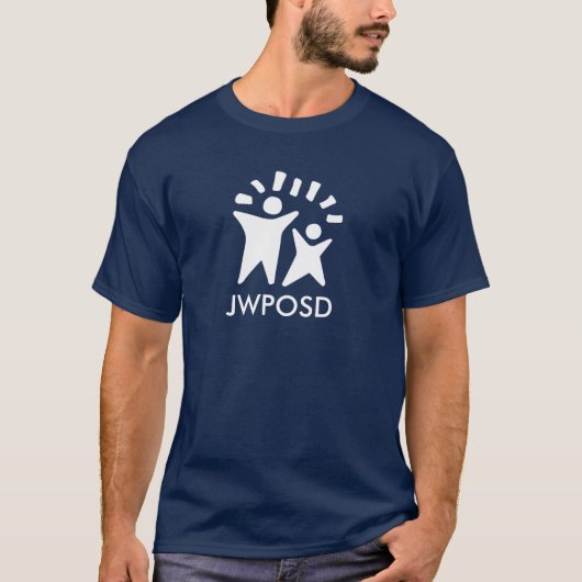 JWPOSD dunkles Shirt - Marine (Vorderseite)