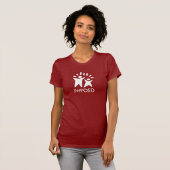 JWPOSD dunkles Shirt - Rot (Vorne ganz)