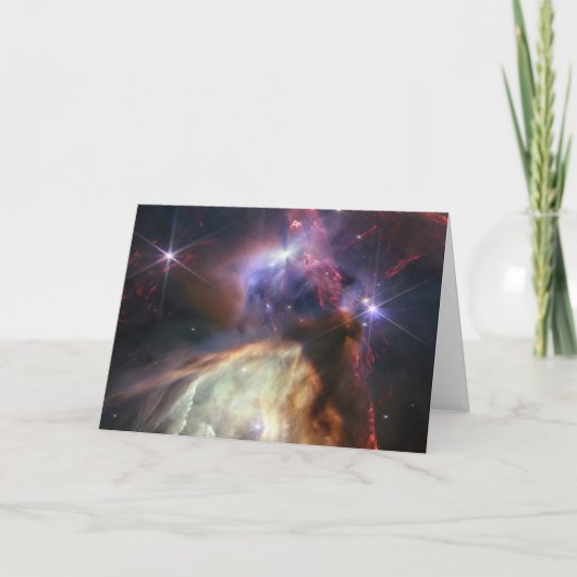 JWST-Bild der Rho-Ophiuchi-Sterne Karte (Vorderseite)