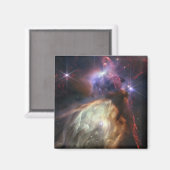 JWST-Bild der Rho-Ophiuchi-Sterne Magnet (Vorderseite/Rückseite)