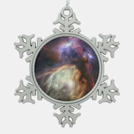 JWST-Bild der Rho-Ophiuchi-Sterne Schneeflocken Zinn-Ornament