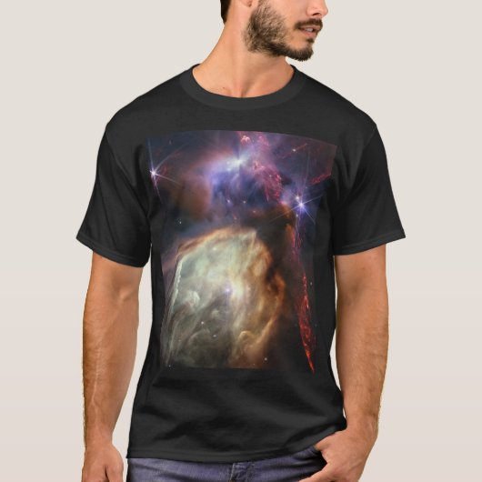 JWST-Bild der Rho-Ophiuchi-Sterne T-Shirt (Vorderseite)