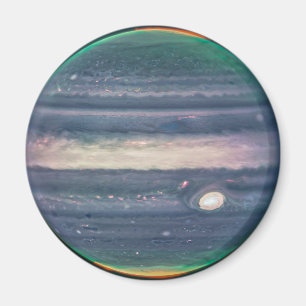 JWST-Bild des Planeten Jupiter in Infrarot Magnet
