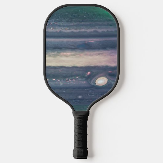 JWST-Bild des Planeten Jupiter in Infrarot Pickleball Schläger (Rückseite)