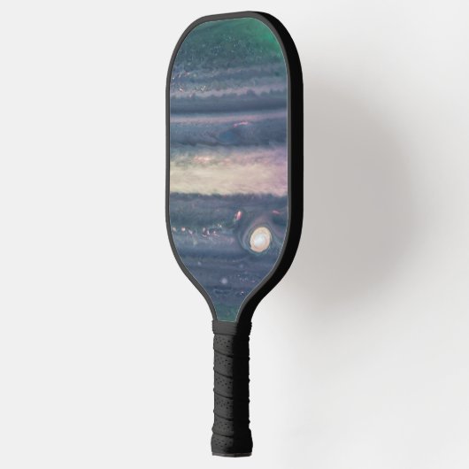 JWST-Bild des Planeten Jupiter in Infrarot Pickleball Schläger (Links)