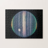 JWST-Bild des Planeten Jupiter in Infrarot Puzzle (Horizontal)