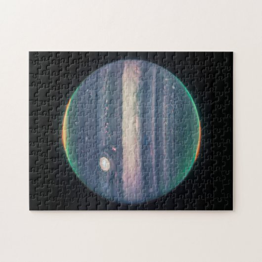 JWST-Bild des Planeten Jupiter in Infrarot Puzzle (Horizontal)