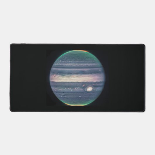 JWST-Bild des Planeten Jupiter in Infrarot Schreibtischunterlage (Vorderseite)
