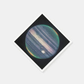 JWST-Bild des Planeten Jupiter in Infrarot Serviette (Ecke)