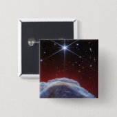 JWST-Bild des Rosshaennebels Button (Vorne & Hinten)