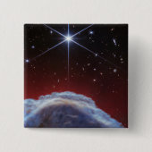 JWST-Bild des Rosshaennebels Button (Vorderseite)