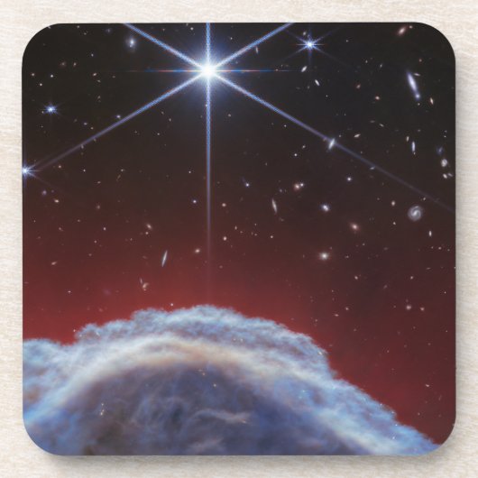 JWST-Bild des Rosshaennebels Getränkeuntersetzer (Vorderseite)