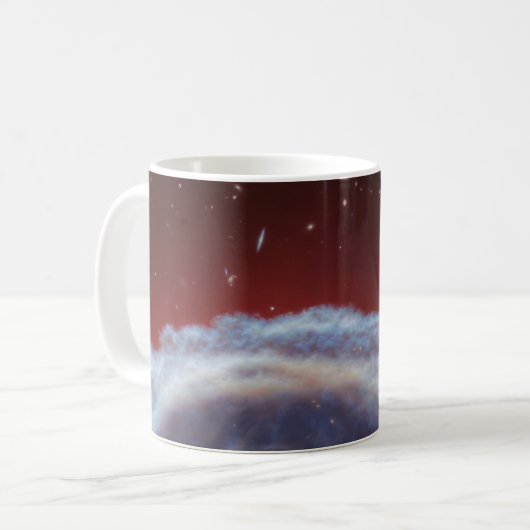 JWST-Bild des Rosshaennebels Kaffeetasse (Vorderseite Links)