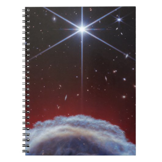 JWST-Bild des Rosshaennebels Notizblock (Vorderseite)
