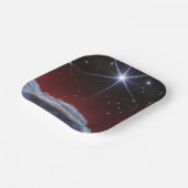 JWST-Bild des Rosshaennebels Pappteller (Gewinkelt)