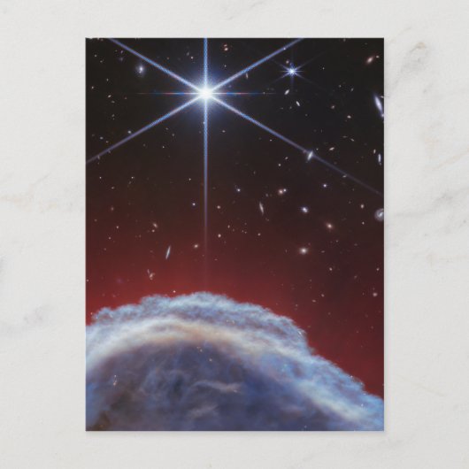 JWST-Bild des Rosshaennebels Postkarte (Vorderseite)