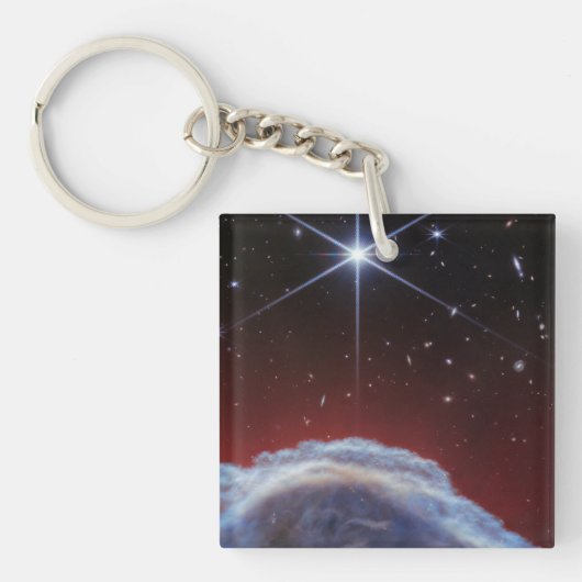 JWST-Bild des Rosshaennebels Schlüsselanhänger (Vorderseite)