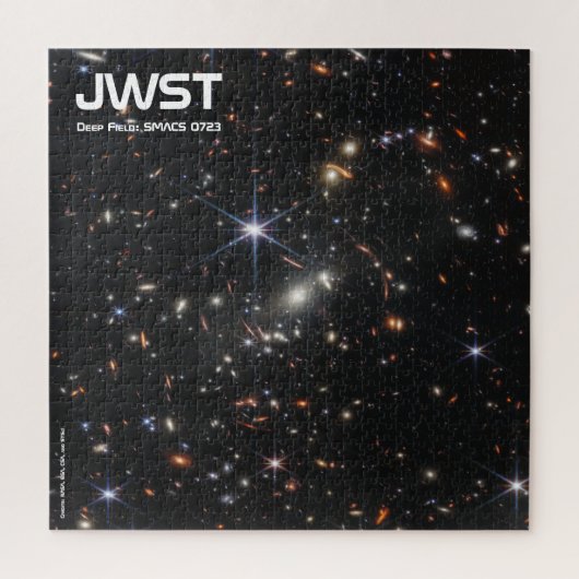 JWST Deep Field Galxy Cluster SMACS 0723 Puzzle (Vertikal)