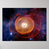 JWST Dust Around Wolf-Rayet Stars Apep System Poster (Vorne)