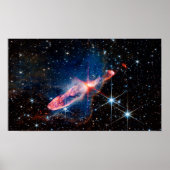 JWST Herbig-Haro 46/47 Active Forming Stars Poster (Vorne)