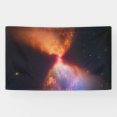 JWST Hourglass Protostar Formation Banner (Horizontal)
