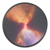 JWST Hourglass Protostar Formation Eishockey Puck (Vorderseite)