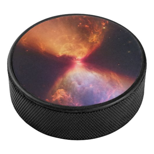JWST Hourglass Protostar Formation Eishockey Puck (3/4)