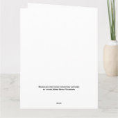 JWST Hourglass Protostar Formation Karte (Rückseite)