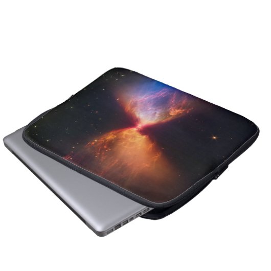 JWST Hourglass Protostar Formation Laptopschutzhülle (Vorne Knopf)