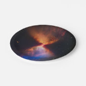 JWST Hourglass Protostar Formation Pappteller (Schrägansicht)