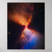 JWST Hourglass Protostar Formation Poster (Vorne)