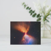 JWST Hourglass Protostar Formation Postkarte (Stehend Vorderseite)