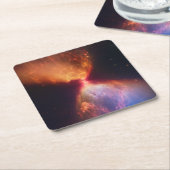 JWST Hourglass Protostar Formation Rechteckiger Pappuntersetzer (angewinkelt)