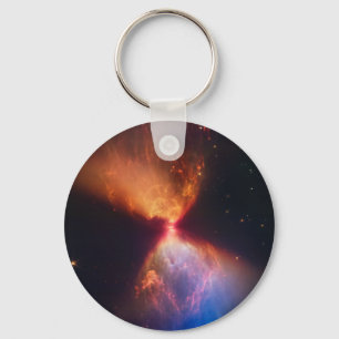 JWST Hourglass Protostar Formation Schlüsselanhänger