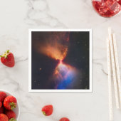 JWST Hourglass Protostar Formation Serviette (Beispiel)