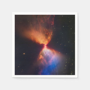 JWST Hourglass Protostar Formation Serviette