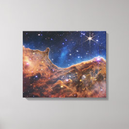 JWST James Webb Space Telescope Cosmic Cliffs Show Leinwanddruck