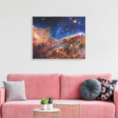 JWST James Webb Space Telescope Cosmic Cliffs Show Leinwanddruck (Insitu (Wohnzimmer))