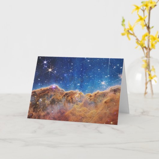 JWST James Webb Space Telescope Cosmic Karte (Gelbe Blume)