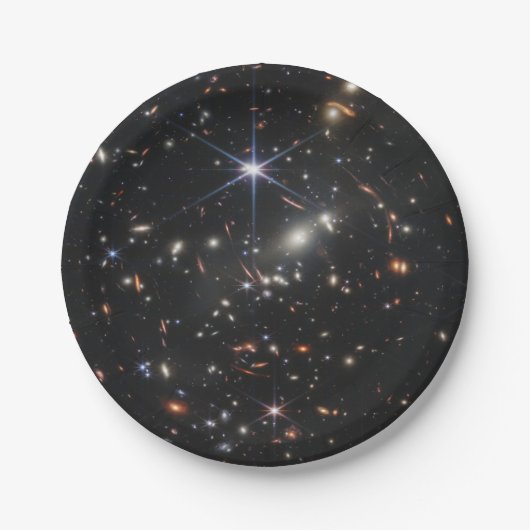 JWST James Webb Space Telescope Erste Bilder Pappteller (Vorderseite)