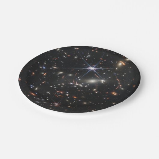 JWST James Webb Space Telescope Erste Bilder Pappteller (Schrägansicht)