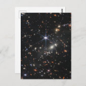 JWST James Webb Space Telescope Erste Bilder Postkarte (Vorne/Hinten)