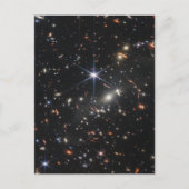 JWST James Webb Space Telescope Erste Bilder Postkarte (Vorderseite)