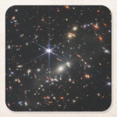 JWST James Webb Space Telescope Erste Bilder Rechteckiger Pappuntersetzer (Vorderseite)