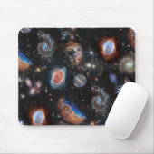 JWST James Webb Space Telescope Foto Collage Mousepad (Mit Mouse)