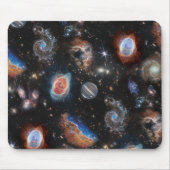JWST James Webb Space Telescope Foto Collage Mousepad (Vorne)