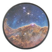 JWST James Webb Space Telescope Kosmic Cliffs Eishockey Puck (Vorderseite)