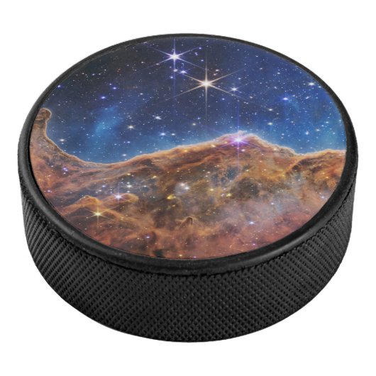 JWST James Webb Space Telescope Kosmic Cliffs Eishockey Puck (3/4)