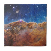 JWST James Webb Space Telescope Kosmic Cliffs Fliese (Vorderseite)